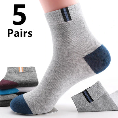 1pairs Men's Fashion Cotton Breathable Comfortable Ankle Socks, Men's Summer Socks